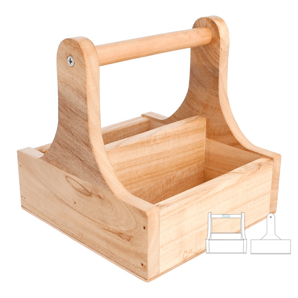 Presentation Box with Wooden Handle